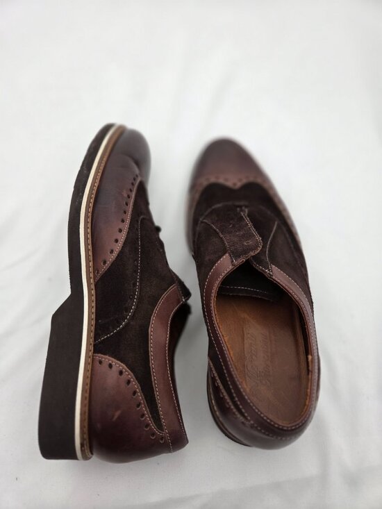Mercanti Fiorentini Mixed-Media Oxford | Suede & Leather Italy 11.5 main image 10